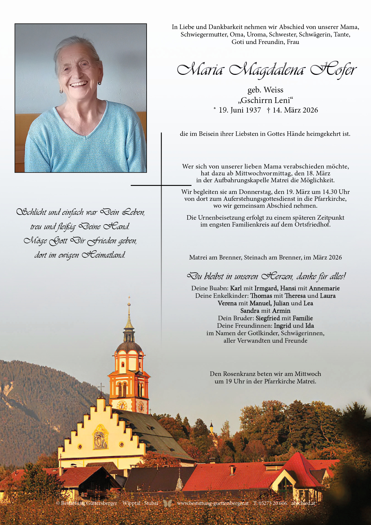 Maria Magdalena Hofer